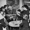 В СССР огромное значение  имело развитие сети детских библиотек, 1946 год