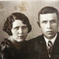 Прапрадед Пётр Бевз с супругой Ольгой в г.Баку