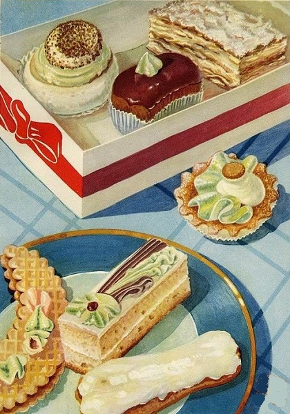 Фото: Советские пирожные на страницах Книги о вкусной и здоровой пище