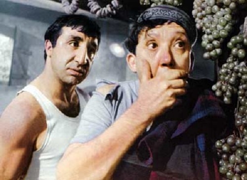 Фото: Ф. Мкртчан и Ю. Никулин в комедии Кавказская пленница, 1967 год