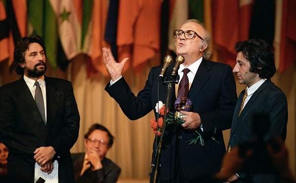 Фото: Роберт Де Ниро, Федерико Фелинни и Роман Полански на Московском кинофестивале