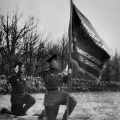 Принесение гвардейской клятвы в 75-ой стрелковой дивизии, 1943 год