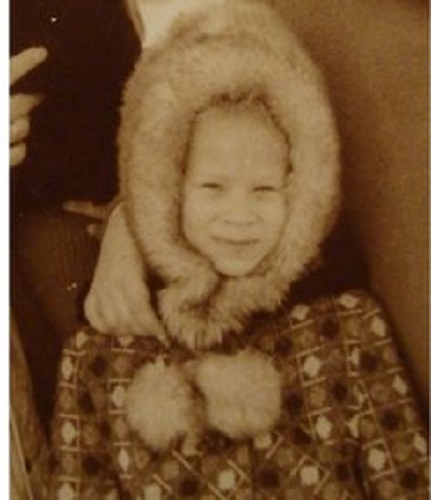 Фото: Детская зимняя шапка из искусственного меха. СССР. 1978.