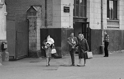 Фото: Родильный дом им. Грауэрмана. Москва. 1965 год