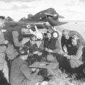 Советские авиаторы играют в домино