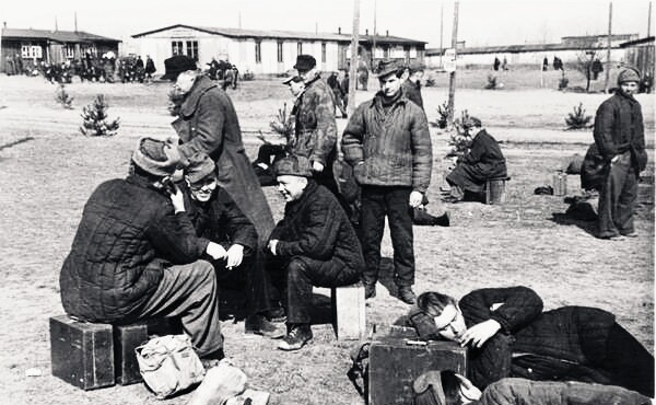 Фото: Военнопленные немцы в СССР, 1946 год