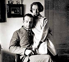 Фото: Советский шпион Рудольф Абель(Фишер) с супругой