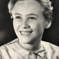 Юная актриса театра им. Моссовета Ия Саввина, 1960 год