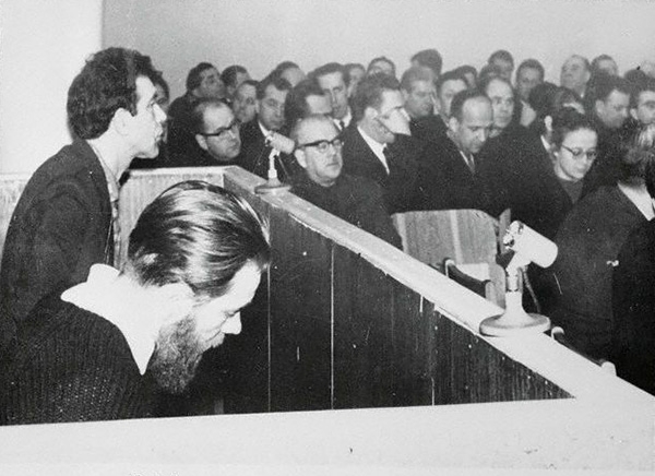 Фото: Суд над писателями Даниэлем и Синявским, 1966 год