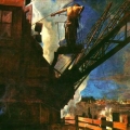 И.И.Бродский «Ударник Днепростроя», 1932 год