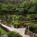 Японский сад в Ботаническом саду в Москве