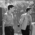 На Чистых прудах. Кадр из фильма Я Шагаю по Москве. 1963 год