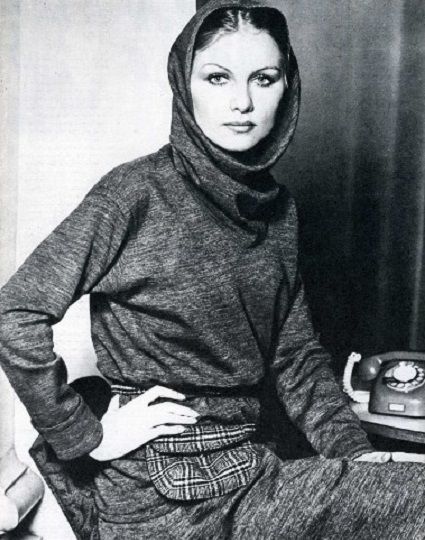 Фото: Советская манекенщица Татьяна Чапыгина, 1979 год