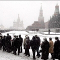 Очередь в мавзолей Ленина