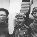 Чкалов,Байдуков,Беляков.