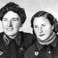 Екатерина Буданова и Лидия Литвяк
