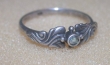 Серьги 875 серебро СССР 
