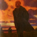 Ленин в Разливе. Фрагмент